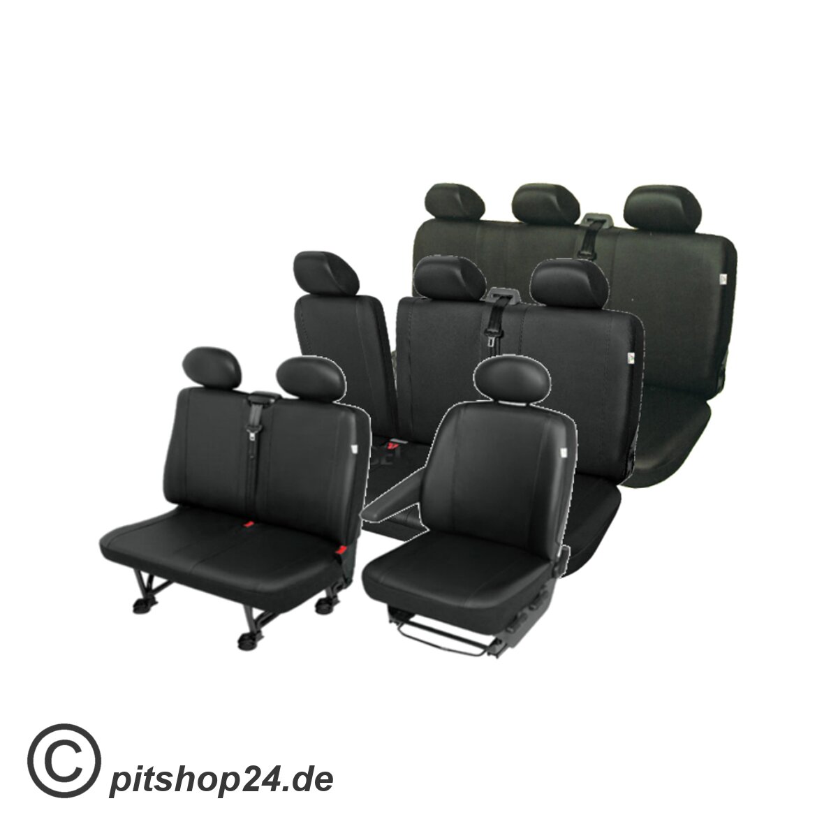 Sitzbez/üge Sitzschoner Set Fahrersitz Doppelbank nach Ma/ß